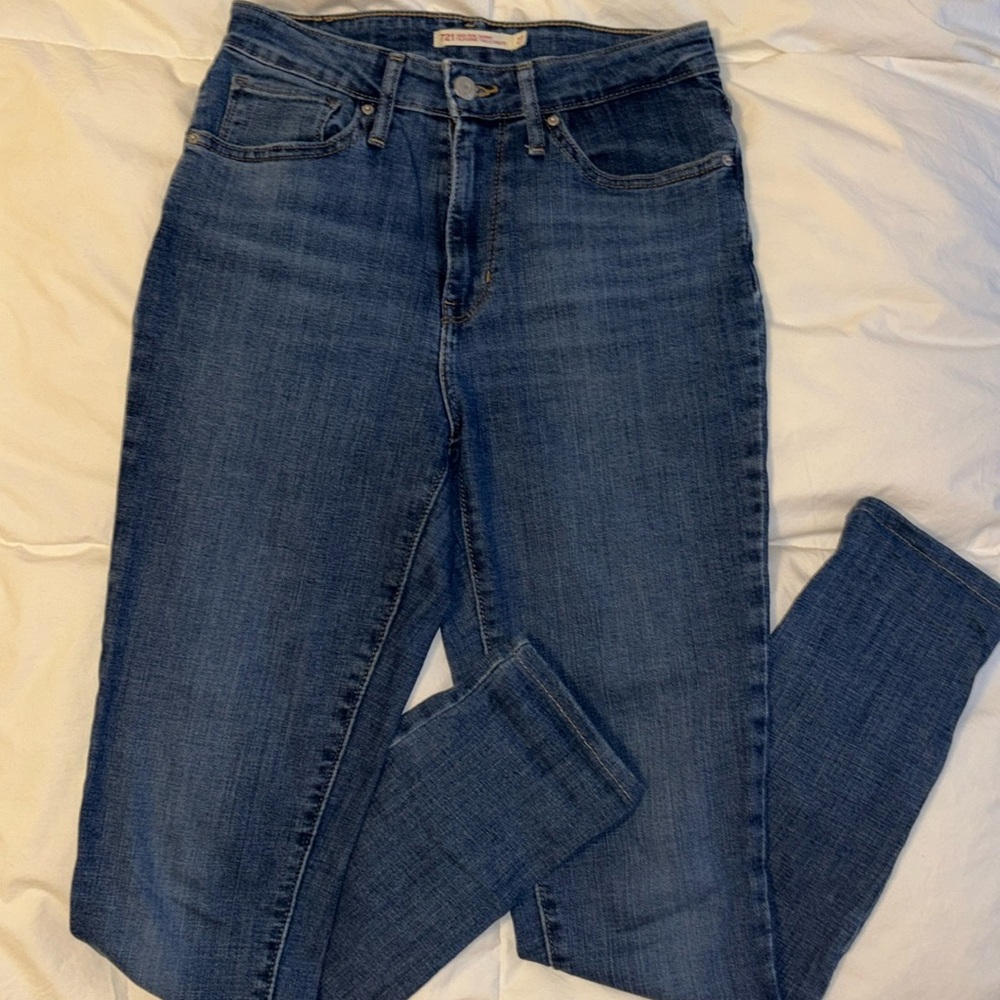 Levi 721 high rise jeans